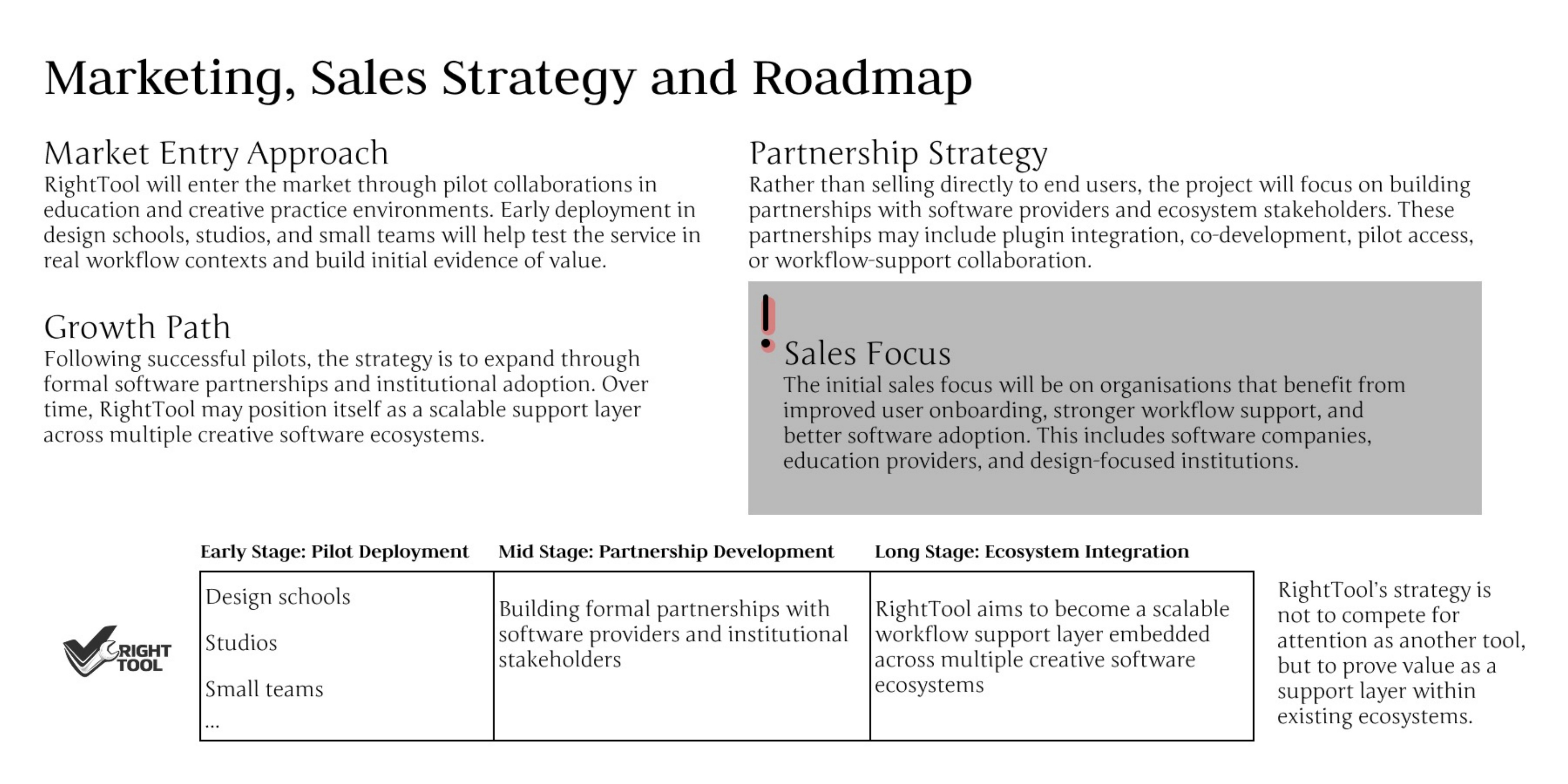 RightTool user and market research chart 5